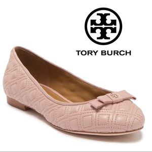 NWT Tory Burch Marion Quilted Leather Ballet Flats